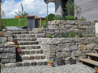 Natursteinmauer